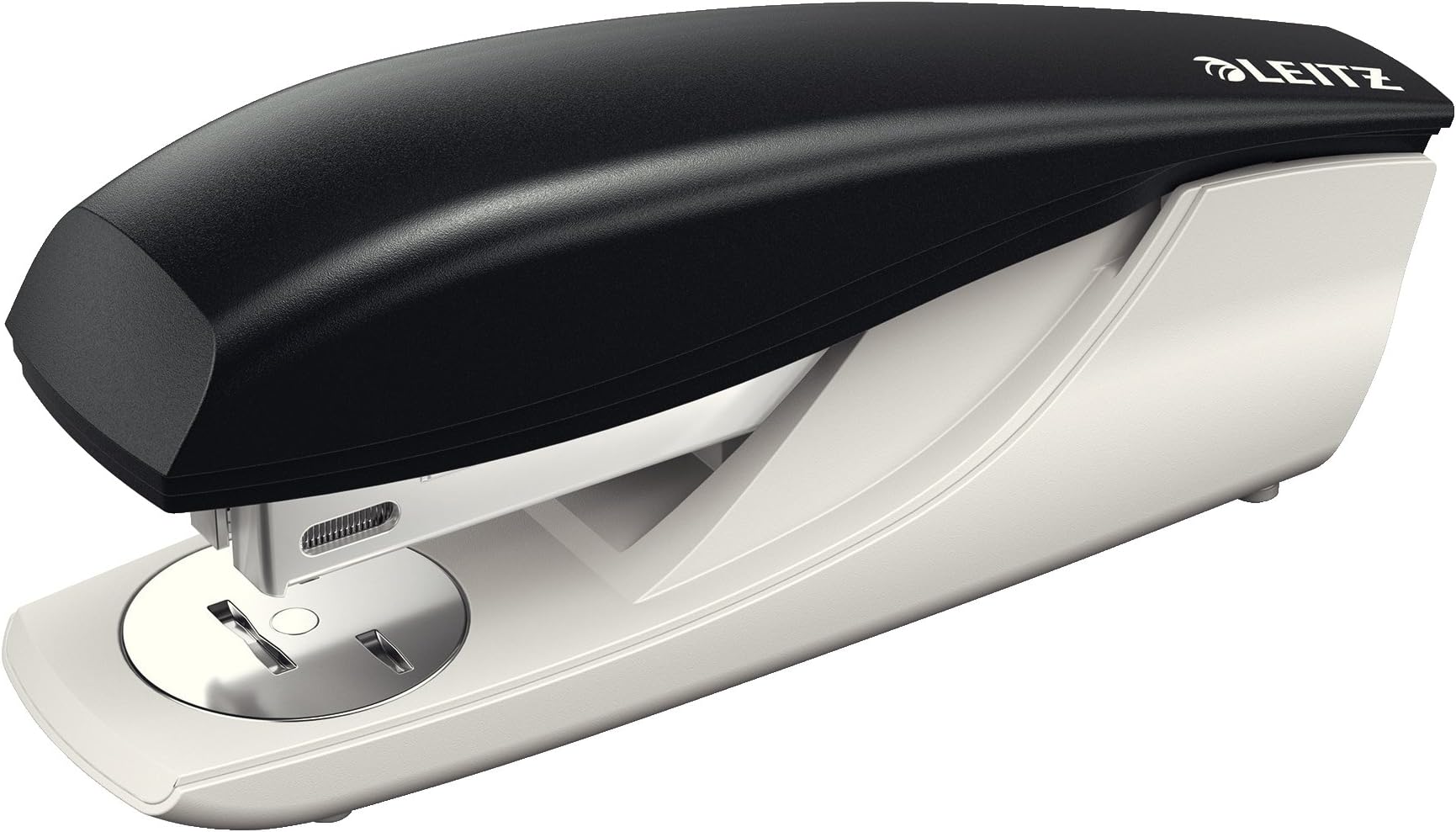Leitz 55000195 Stapler, 30 Sheet Capacity, Black, Ergonomic Plastic Body, Includes Staples, NeXXt Range, 55000095