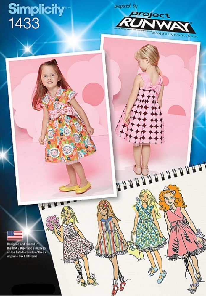 Amazon.com: Simplicity Pattern Toddlers Dress with Bodice