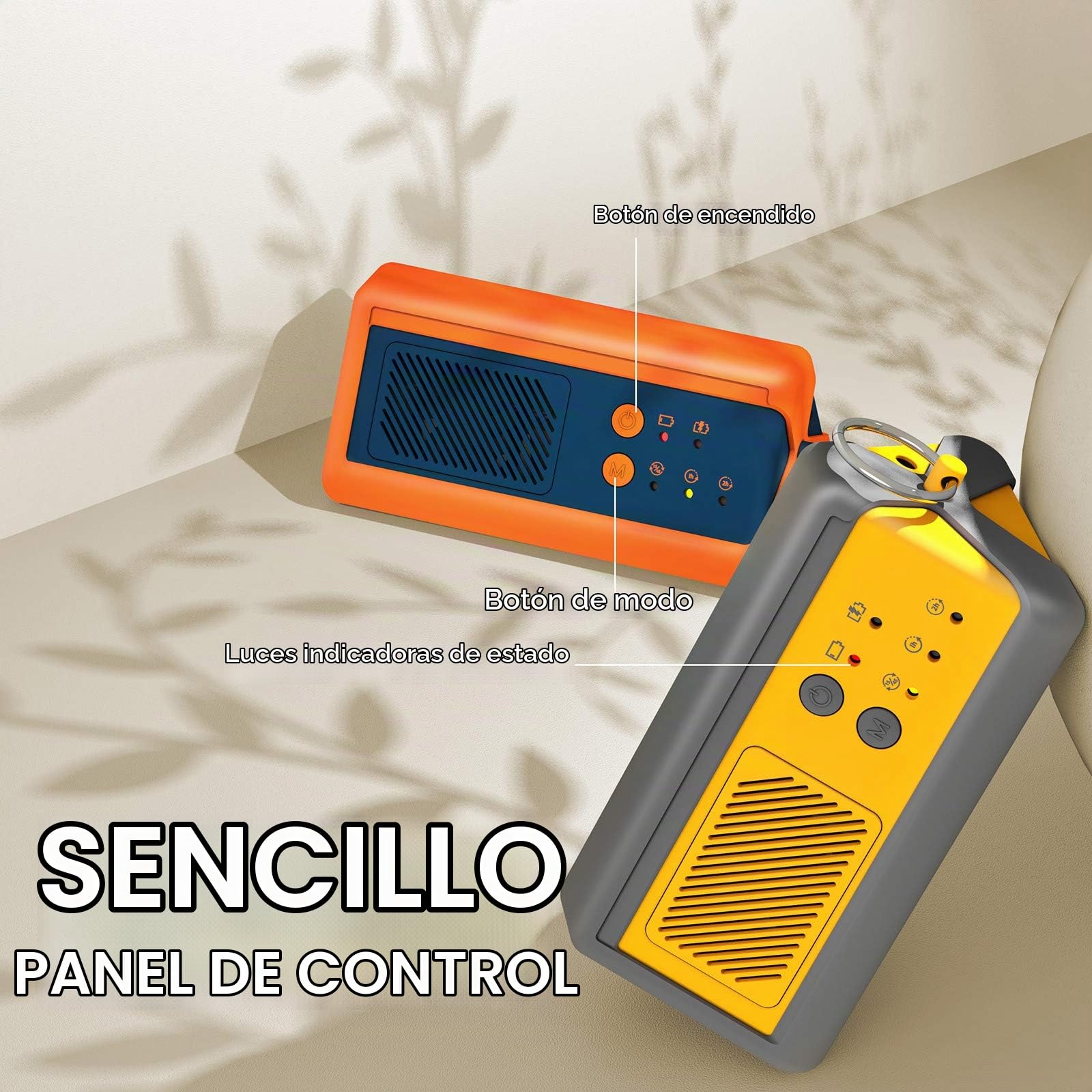 Airthereal PA1K-GO Generador de Ozono Portátil, Inalámbrico y a Batería | Eliminador de olores compacto para coches, baños y oficinas. Batería recargable de larga duración, eficiente y silencioso.