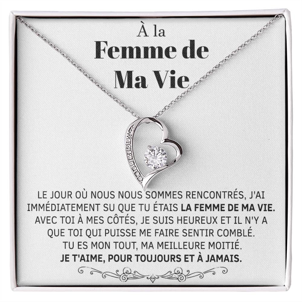 Bramart Collier pour femme Or, Argent - Idées cadeaux pour elle événement spécial, Anniversaire ou Noël - Coffret avec dédicace comprise