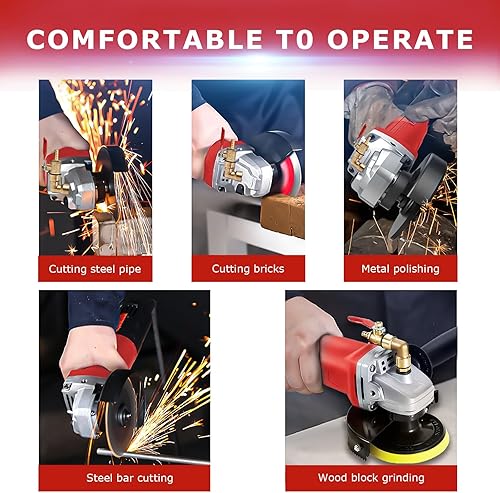 Miniatura 6 de iMeshbean Pulidora húmeda, máquina de pulido de bajo ruido de velocidad variable de 860 W/110 V con almohadilla de pulido de diamante de 4 pulgadas,