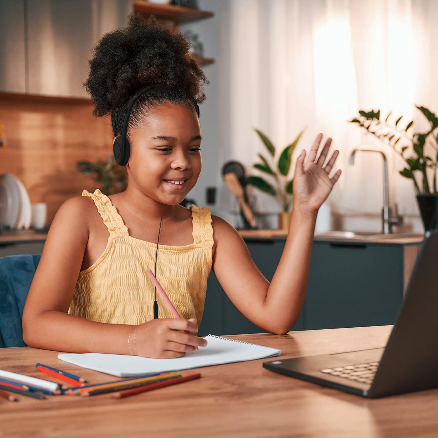 Maeline Bulk On Ear Student Headphones with Microphone for Library, School, Classroom, Airplane, Kids Online Learning and Travel, 3.5 mm Headphone Plug - 20 Pack - Multi Color