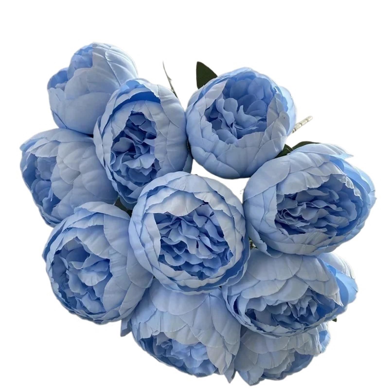 LuoAXINN Artificial Flower Branches Simulation Bouquets For Home Living Room Dining Table Wedding Decoration Fake Artificial Flowers(Color5)