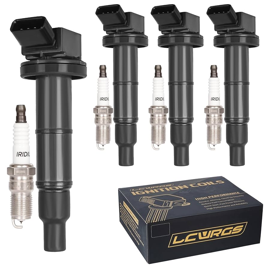 Plaque or G 18金 Amazon.com: Set of 4 Ignition Coil Pack and Spark Plugs for