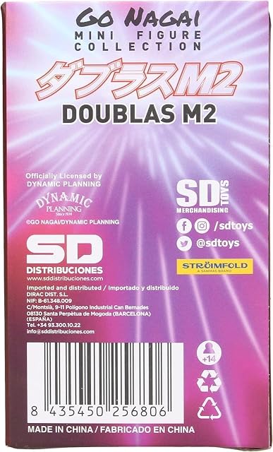 Foto 4 de 4 de SD TOYS Mini Figura Goma Doublas M2 Mazinger Z
