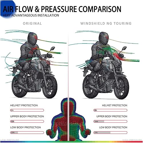 Miniatura 6 de Carenados de marco de motocicleta para Yamaha MT-07 MT07 FZ-07 FZ07 2021-2022 repuesto para parabrisas de motocicleta, deflector, carenado,