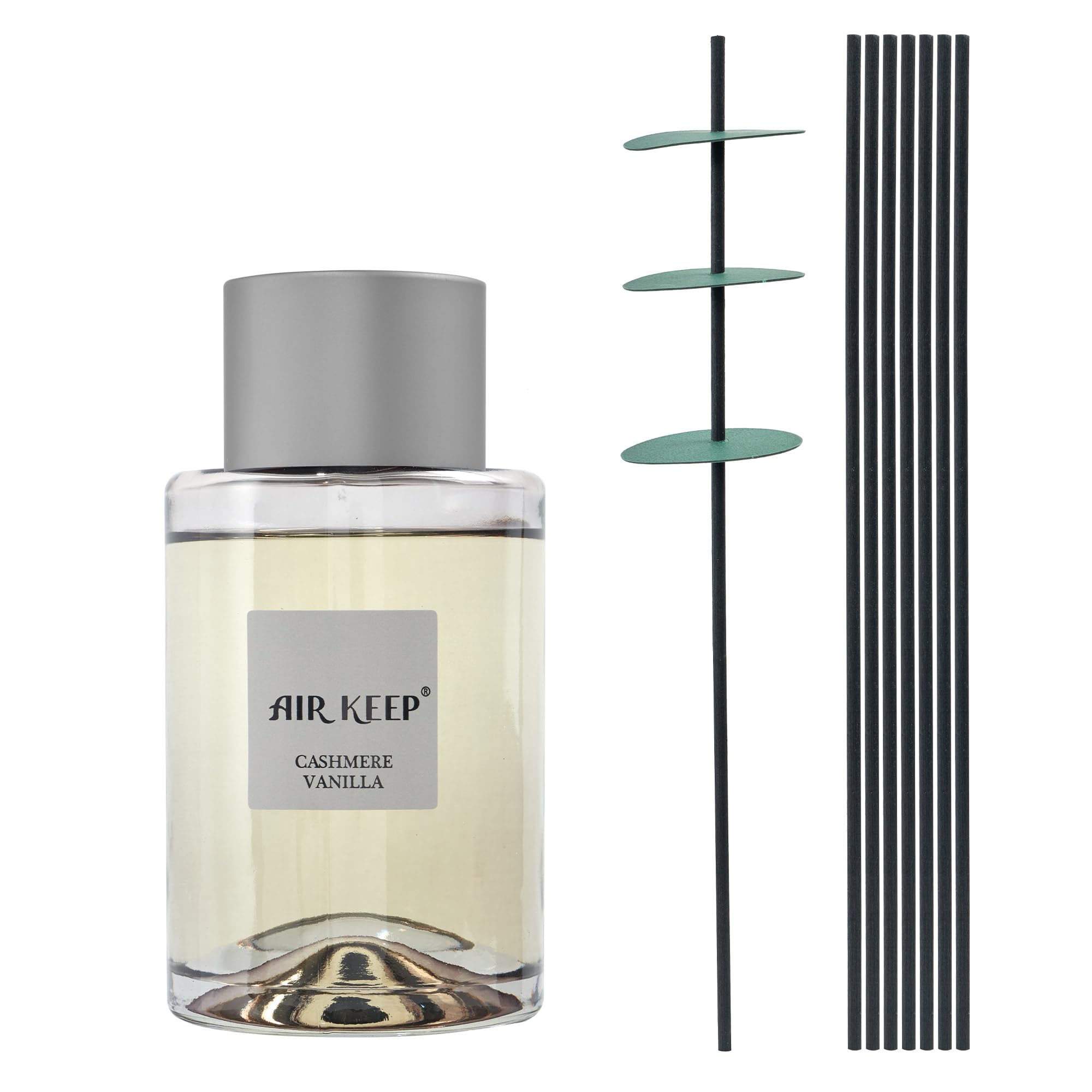 Profumatore Per Ambienti Airkeep 300ml - Fragranza Blackcurrant Vetiver, Con Bastoncini Diffusori