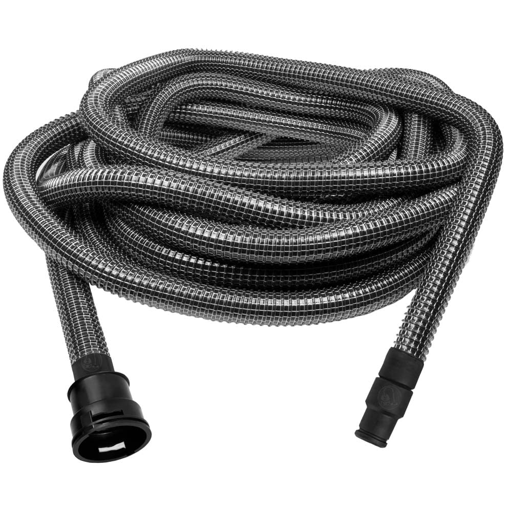 PRIMEBAG Gewebeschlauch 3m Schwarz passend für BTI NTS 20 | Schlauch Saugschlauch Stahlfeder Industriestaubsauger, MADE GERMANY Meterware