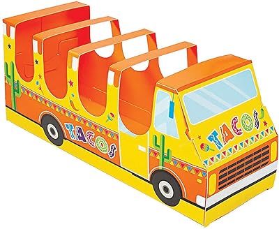 Taco Holder Trucks - Party Supplies - 3 Pieces