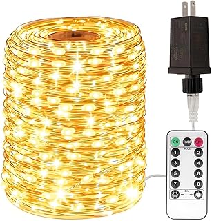 LED Fairy String Lights 200FT 600 LEDs Outside Indoor Plug in String Lig...
