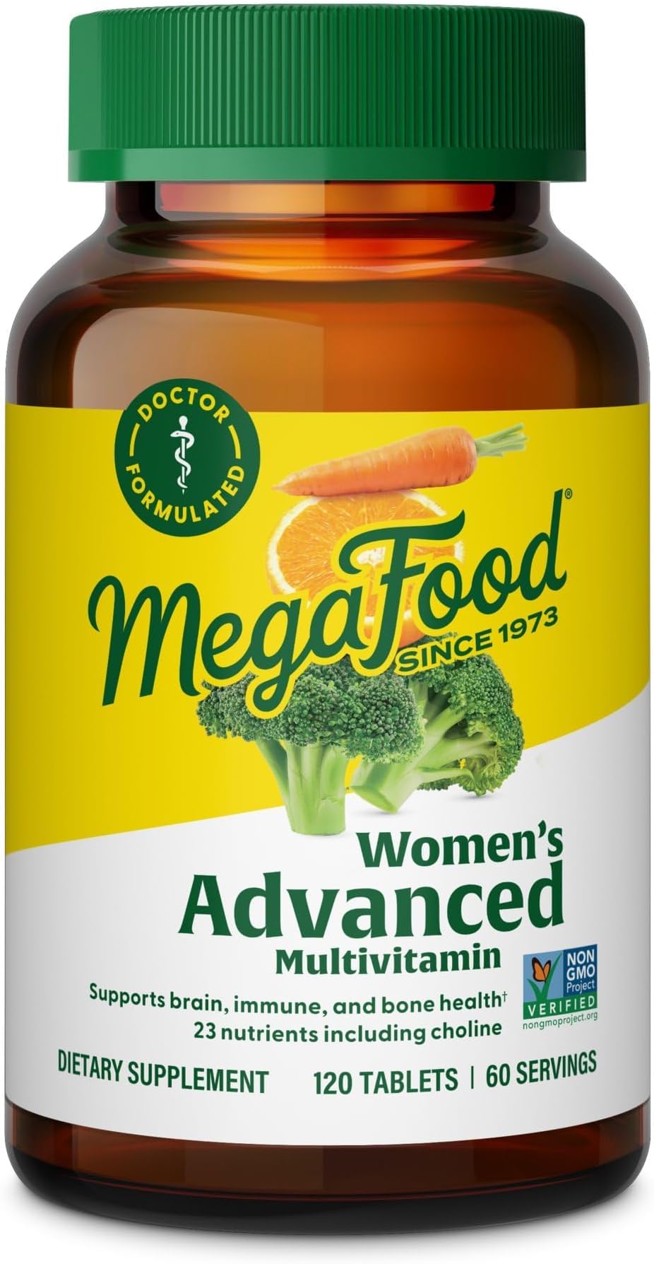 MegaFood Advanced Multivitamin for Women, Doctor Formulated, 120 Tablets