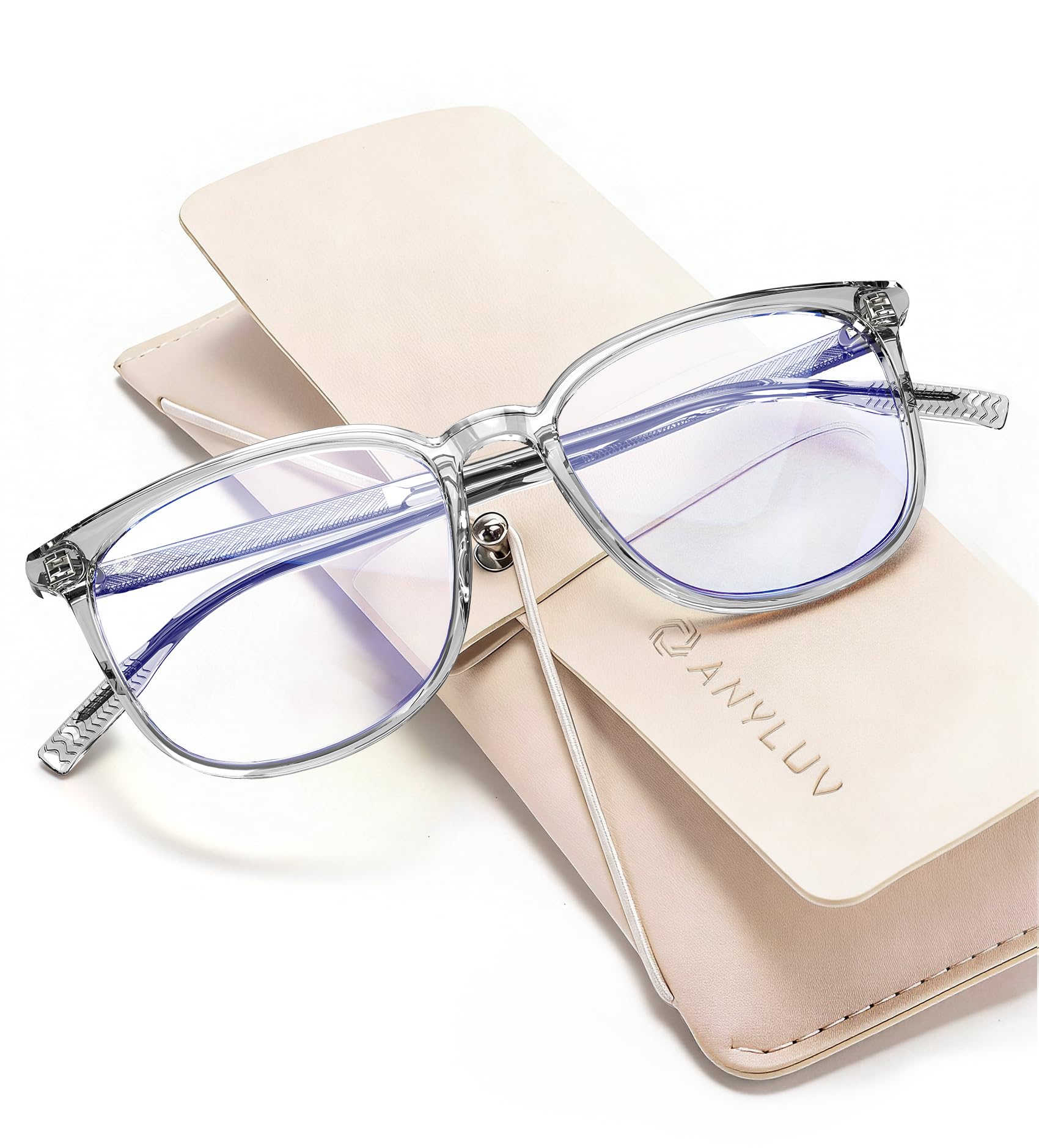 ANYLUV Blue Light Glasses for Woman Men, Womens Blue Light Blocking Glasses Computer Glasses Anti Eyestrain