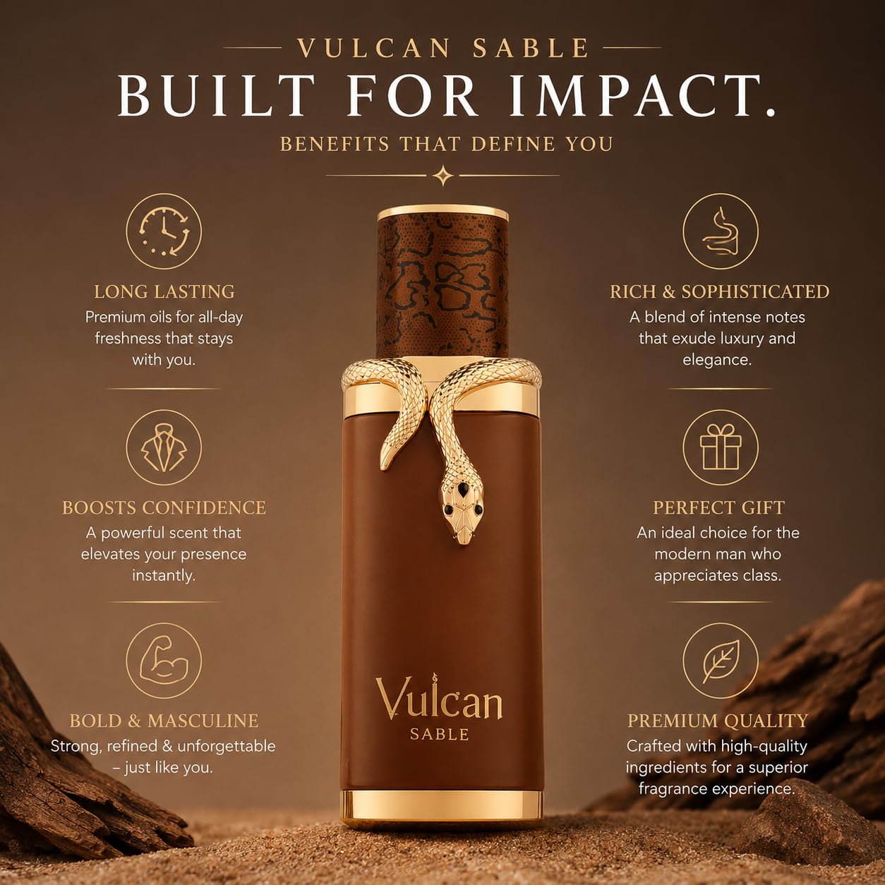 Amazon.com : French Avenue Vulcan Sable EDP 100ml : Beauty