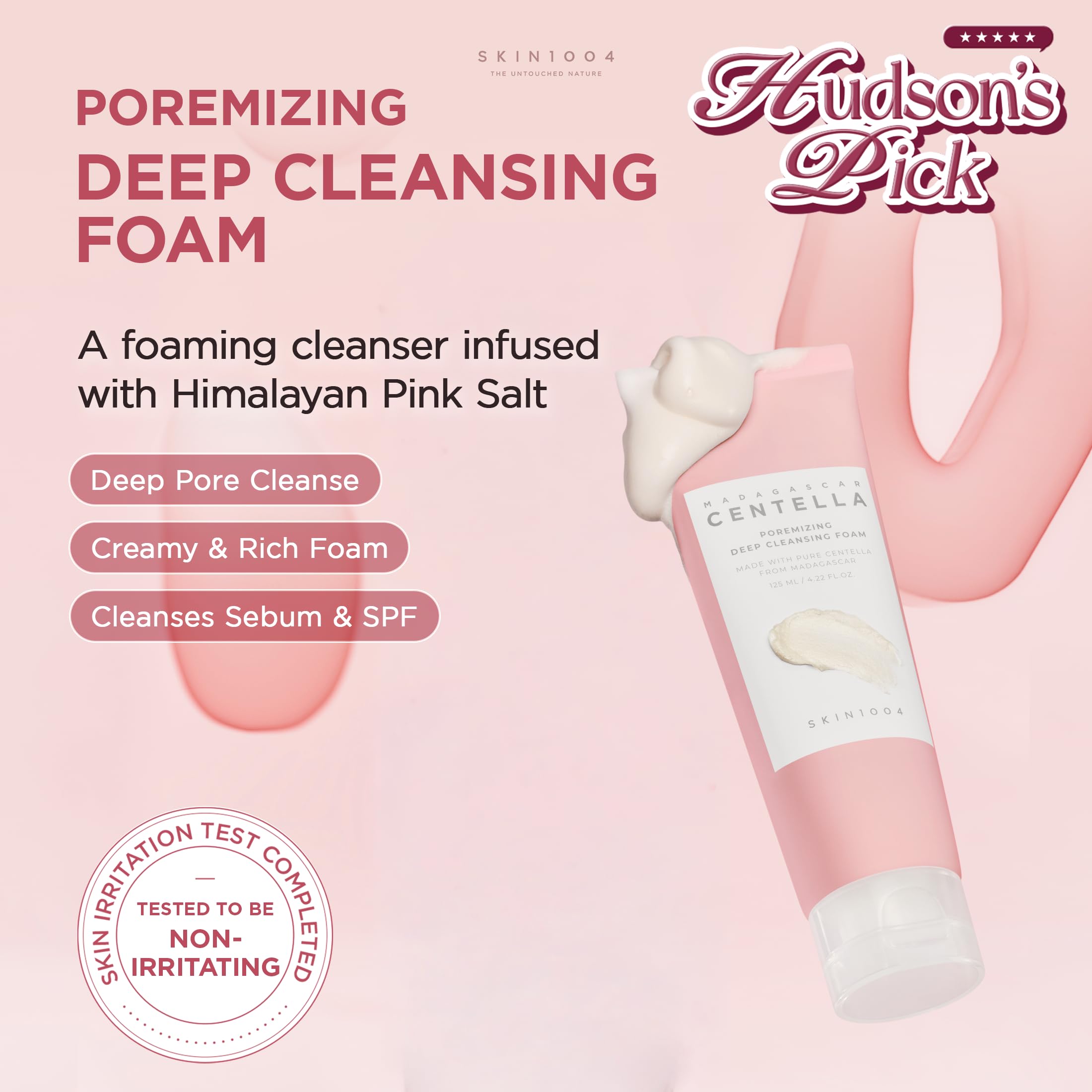 SKIN1004 Sofdesk Madagaskar Centella poremizing Deep Cleansing Foam (środek do czyszczenia piany, reduktor porów)