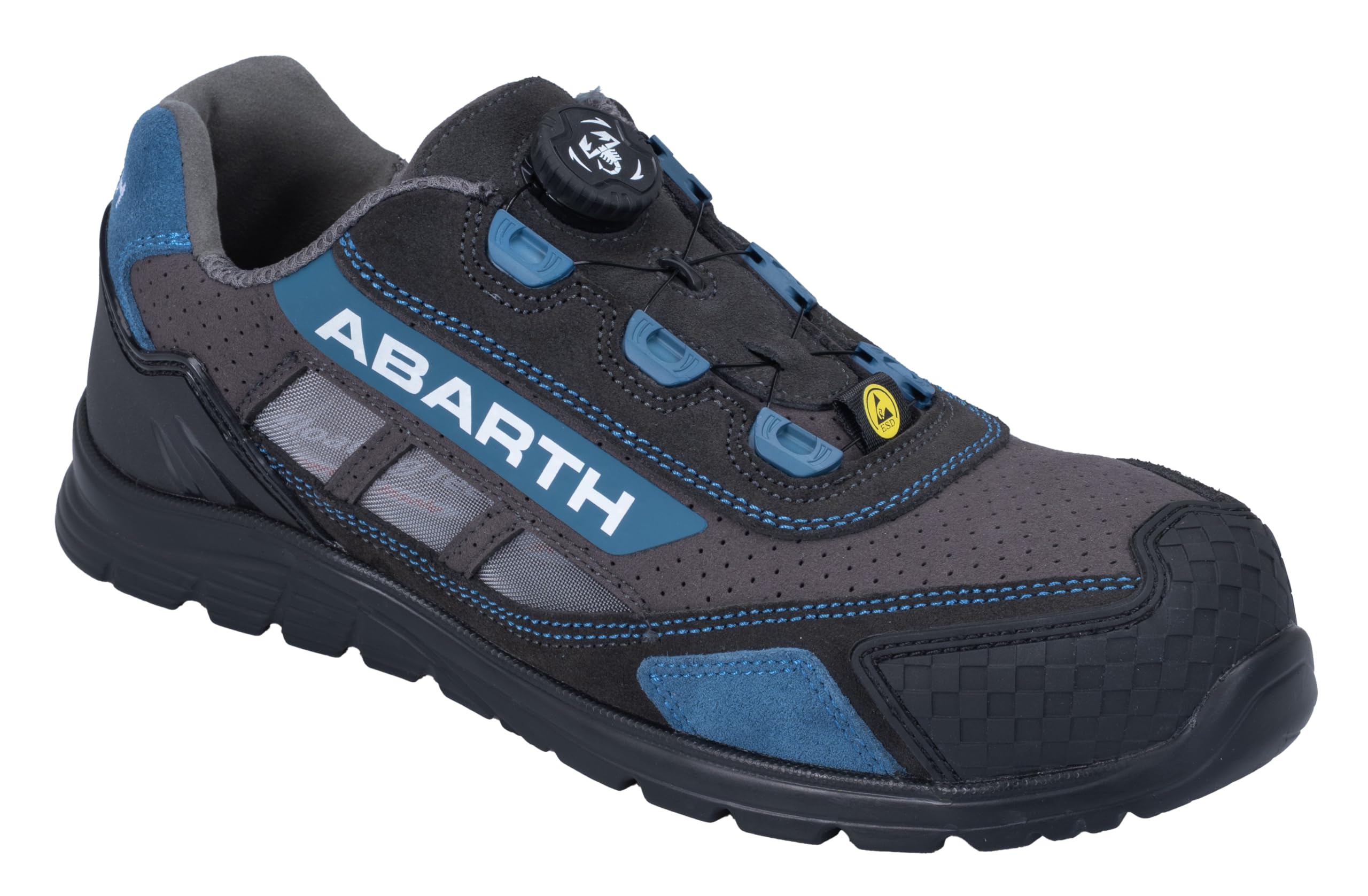 Abarth Safety Truck Plus Sandal S1PS Zapatillas de Trabajo de Seguridad con Cierre Rotativo