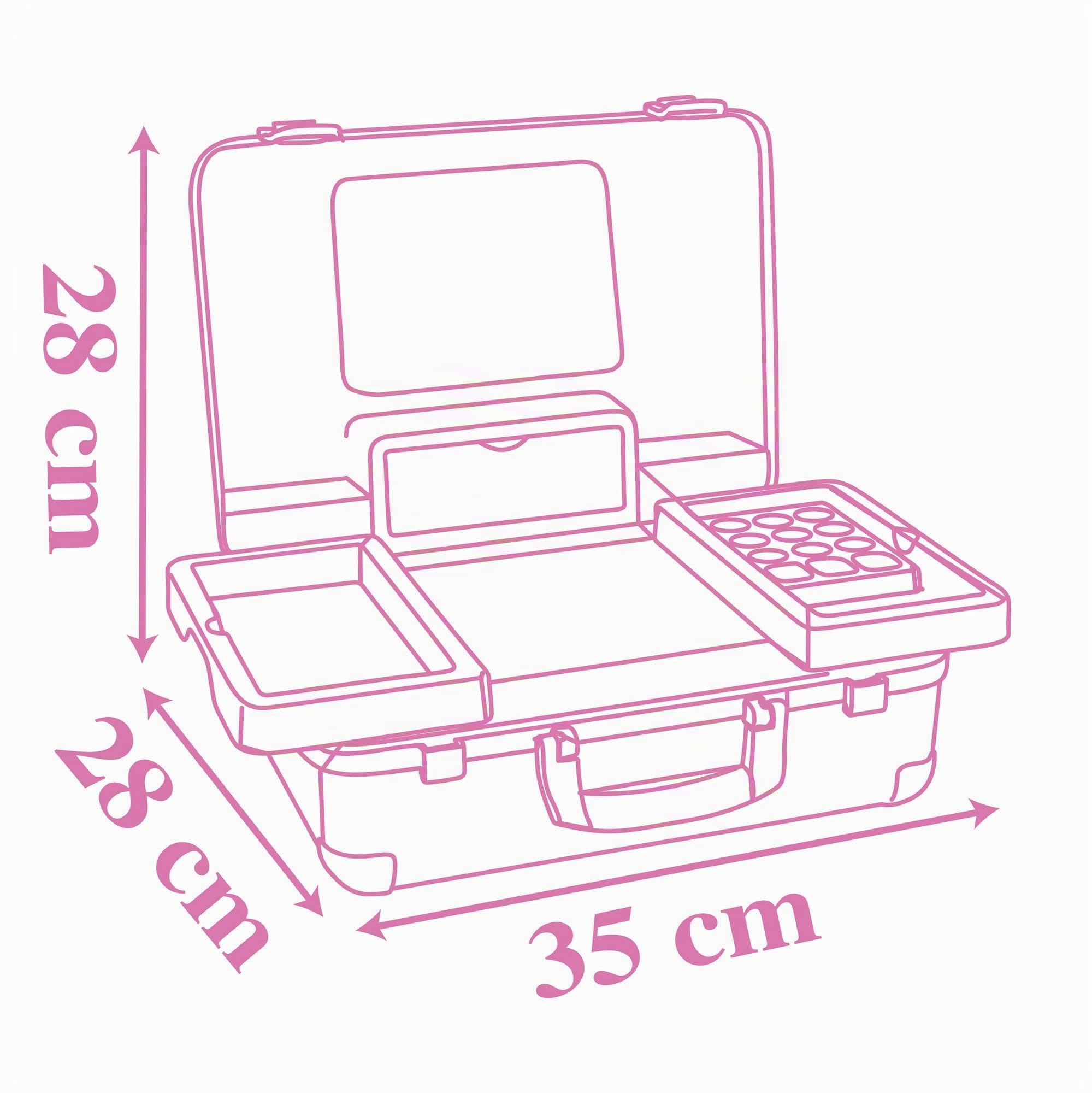 Smoby - Disney Princess Beauty Vanity, 7600320165, +3 anni, 13 accessori, trucchi giocattolo non utilizzabili