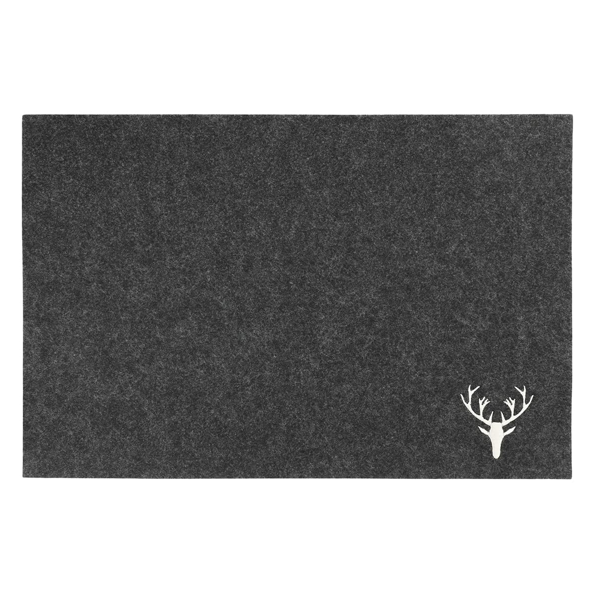 Set De 6 Sets De Table En Feutre, Gris Foncé, Set De Table En Feutre Gris Fonce Set De Table Rectangulaire 45 X 30 Cm Ch3563