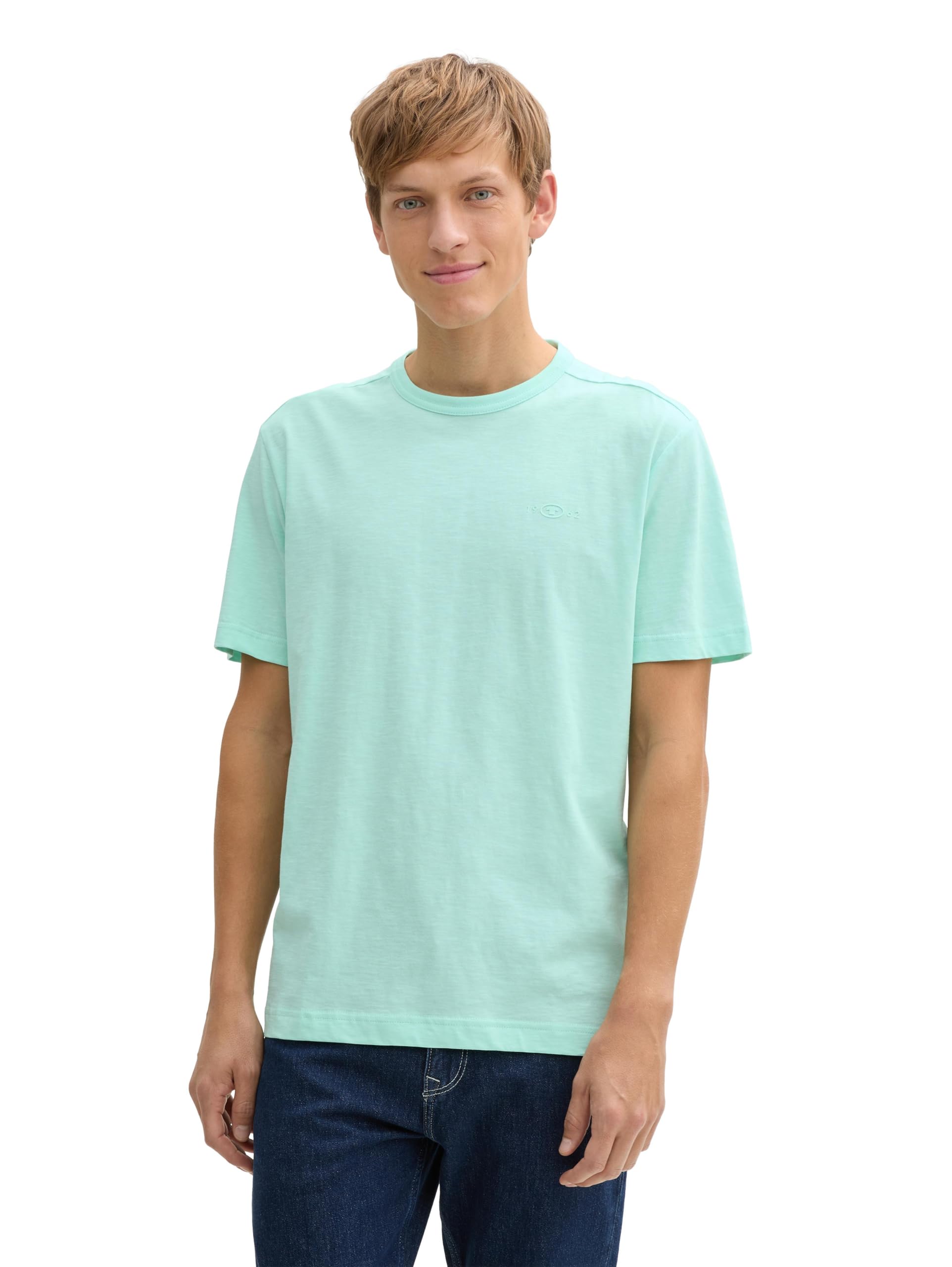 Tom Tailor Herren 1045627 T-Shirt (1er Pack)