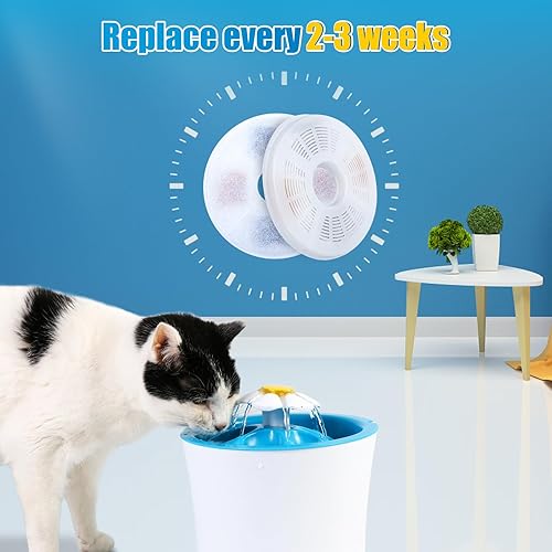Miniatura 7 de Paquete de 12 filtros de fuente de agua para gatos para Catit, filtros de repuesto para fuente Catit Design Senses FuenteCatit Senses 2.0Catit