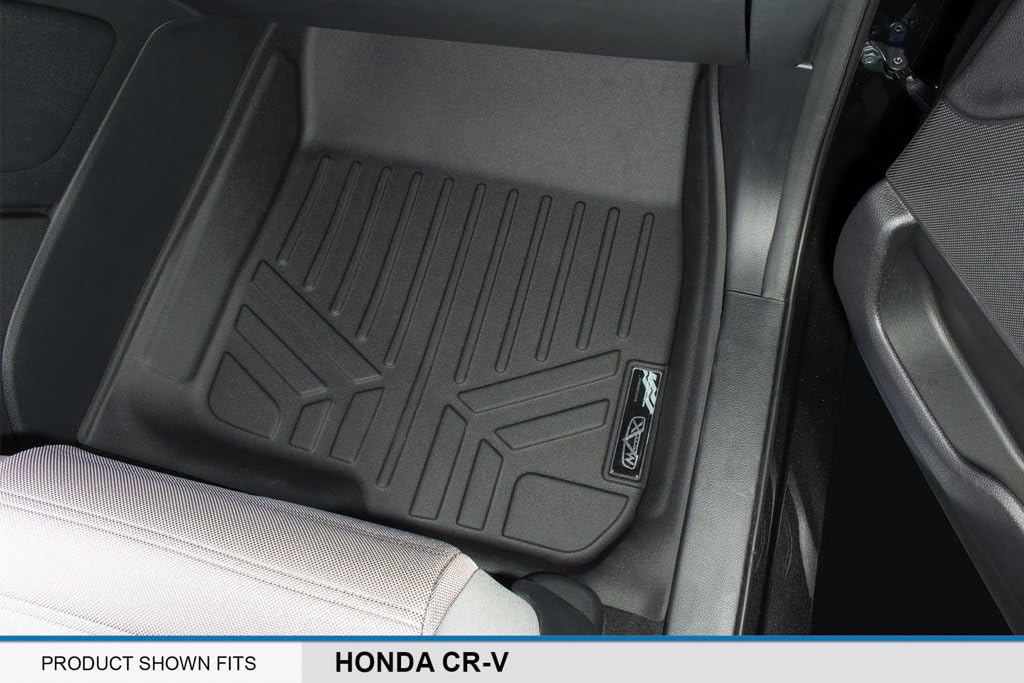 SMARTLINER Custom Fit Floor Mats 1st Row Liner Set Compatible with 2017-2022 Honda CR-V - Image 3