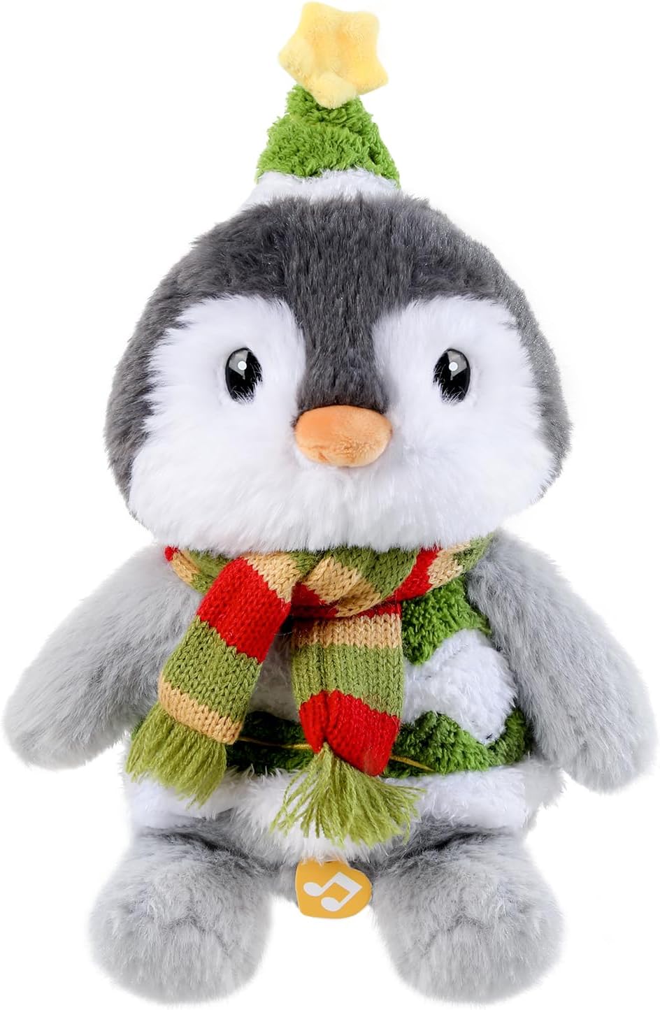 Penguin Stuffed Animal Dancing Singing Plush with Music Light Voice Mimicking Function for Kids Adults Gifts