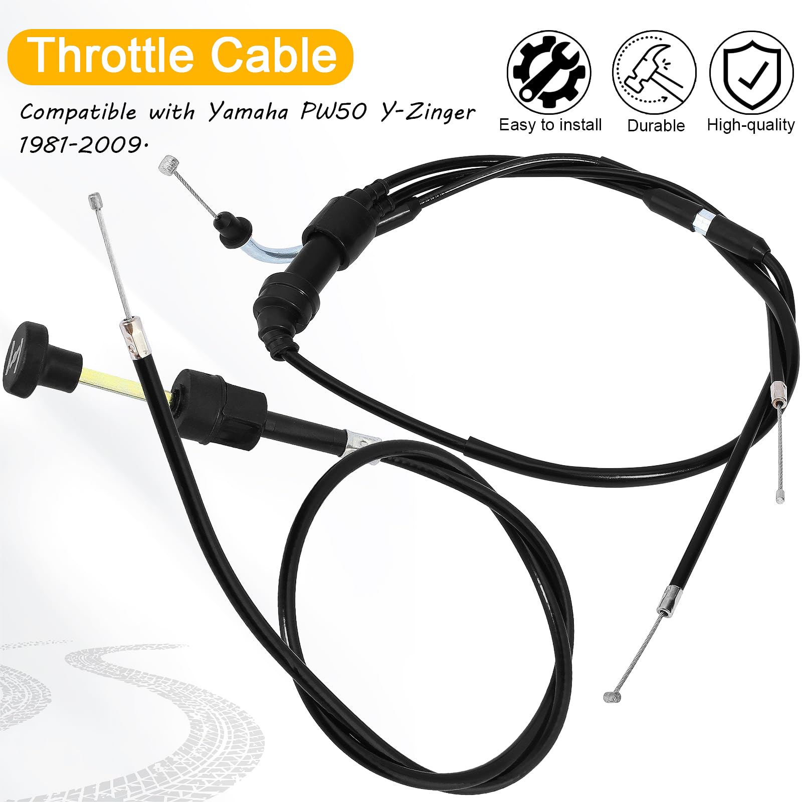 Buy 1 1 YAMAHA PW50 PW 50 Dirt Bike Y-Zinger CHOKE CABLE THROTTLE Cable ASSEMBLY In NINGBO