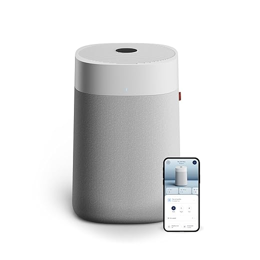 BLUEAIR Air Purifiers for Large Rooms, Cleans 3,048 Sqft In One Hour, HEPASilent Smart Air Cleaner For Home, Pets, Allergies, Virus, Dust, Mold, Smoke - Blue Pure 211i Max
