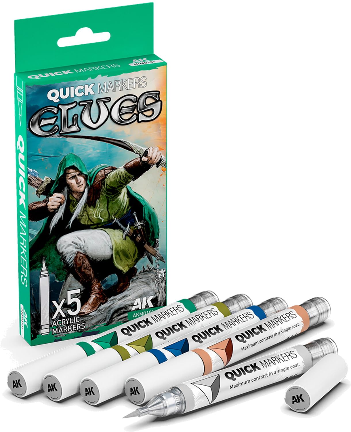 AK Quick Marker Set AKMQ101 Elves (5X)