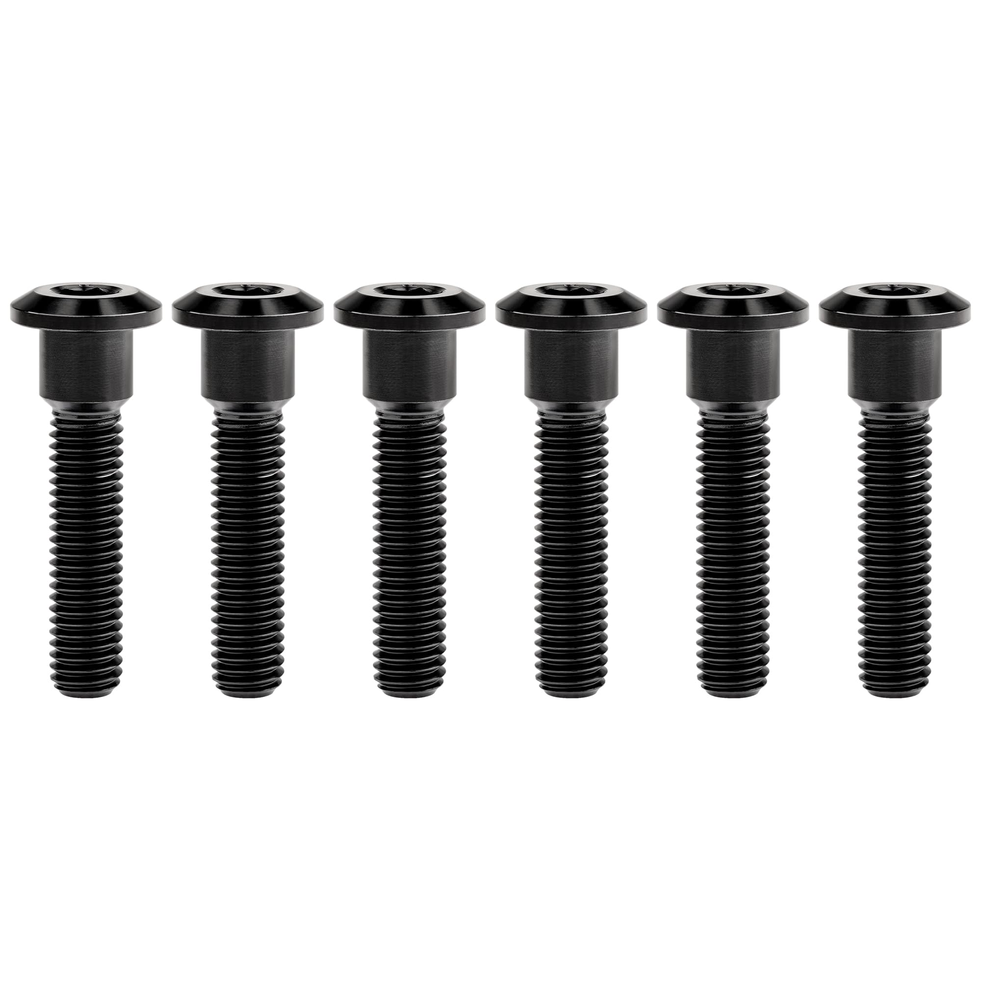 Titanium Bolt M8 Hexagon Socket Screw Black, M8x40mm Pack of 6