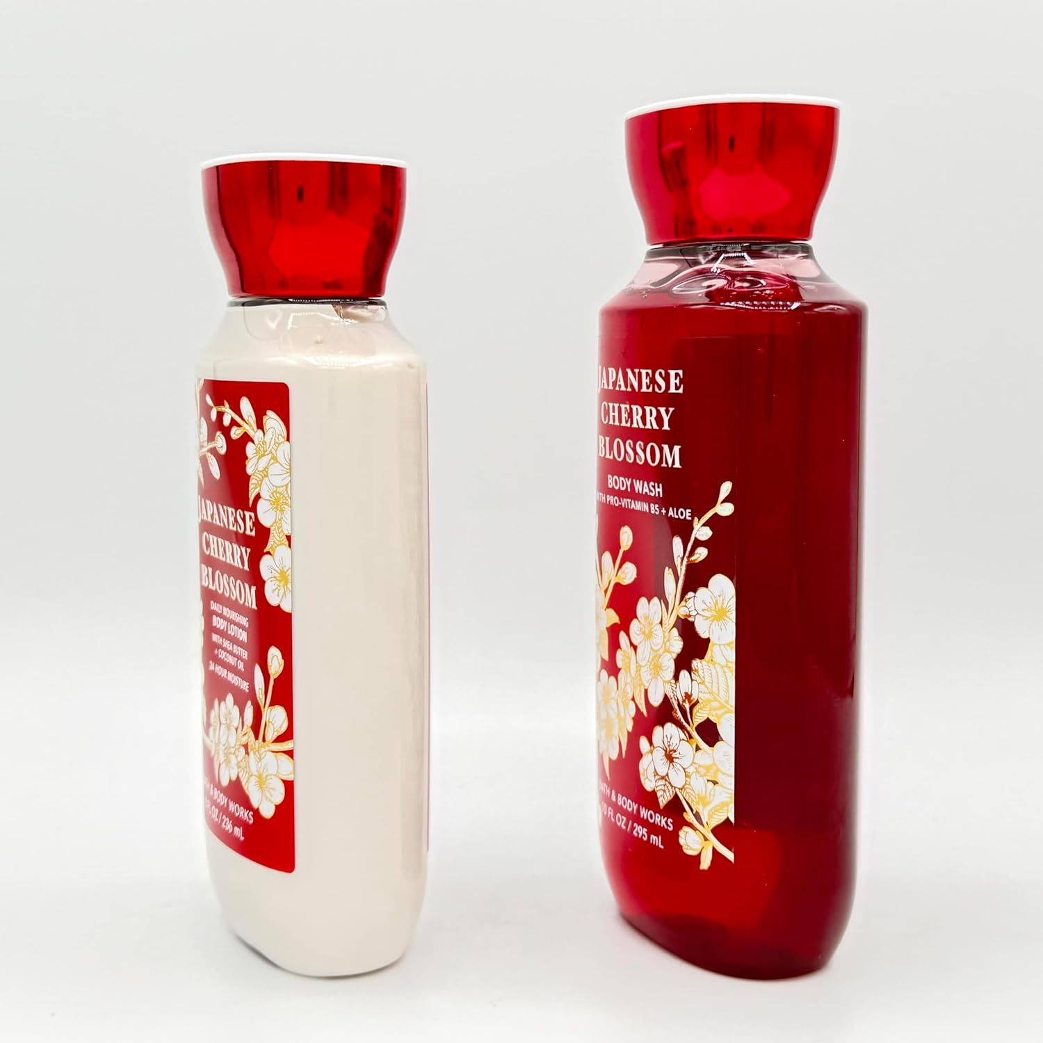 Bath and Body Works Japanese Cherry Blossom Shower Gel (10 fl oz) and Body Lotion (8 fl oz) Signature Collection (Set of 2) - Image 3