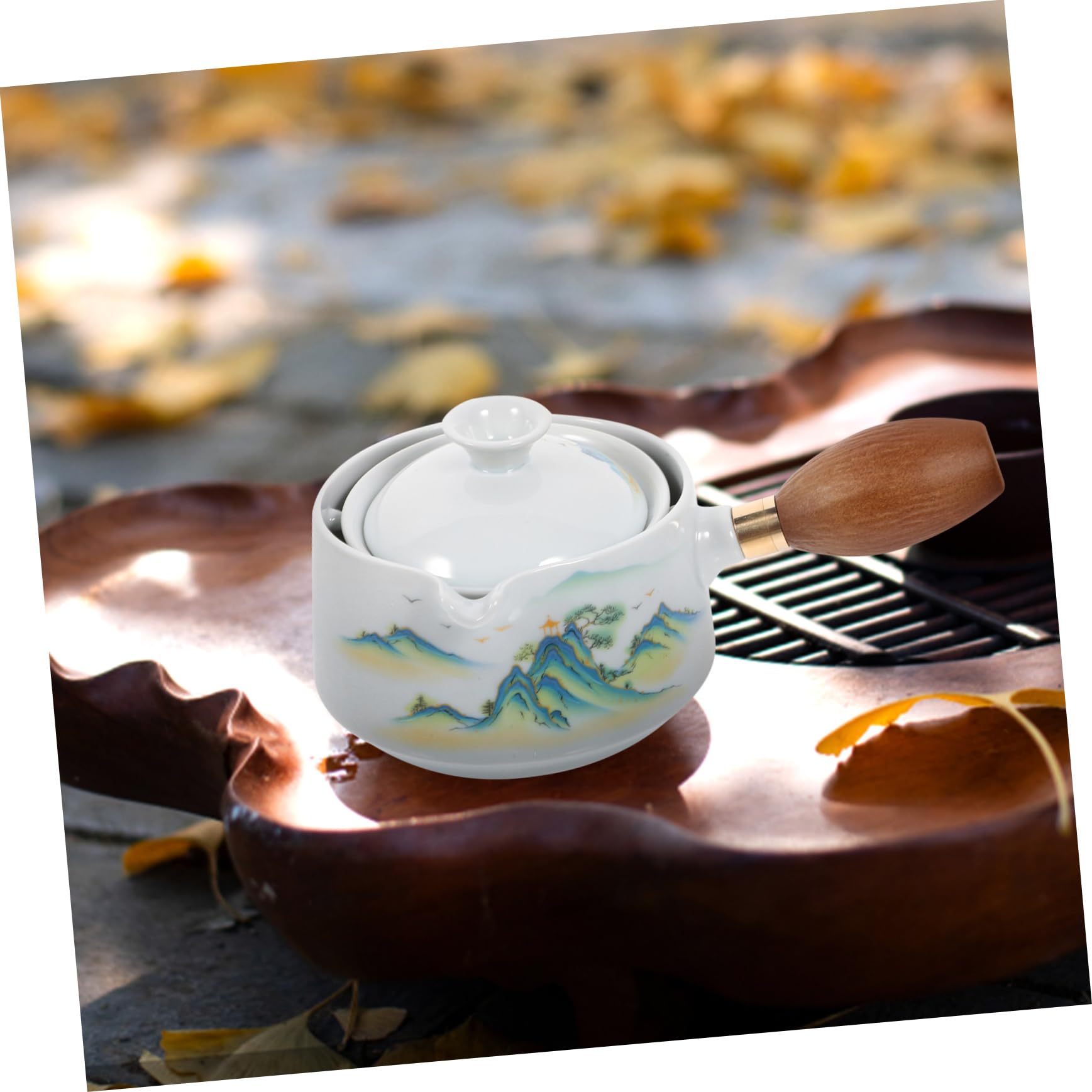 ABOOFAN Set Da 3 Teiere Con Infusore Per Il Tè Dal Design Unico Bollitore in Ceramica Con Comoda Maniglia