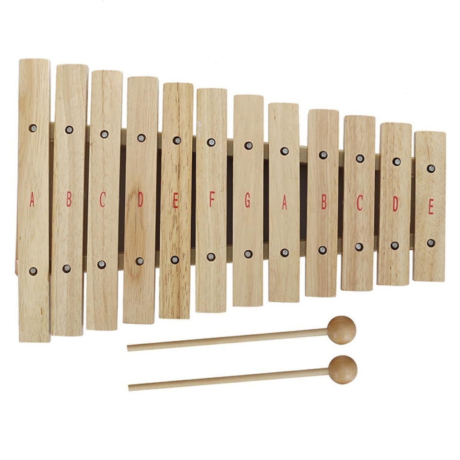 Xilófono Infantil, Juguete Educativo de Madera, Herramienta Musical para Desarrollo Motor, 12