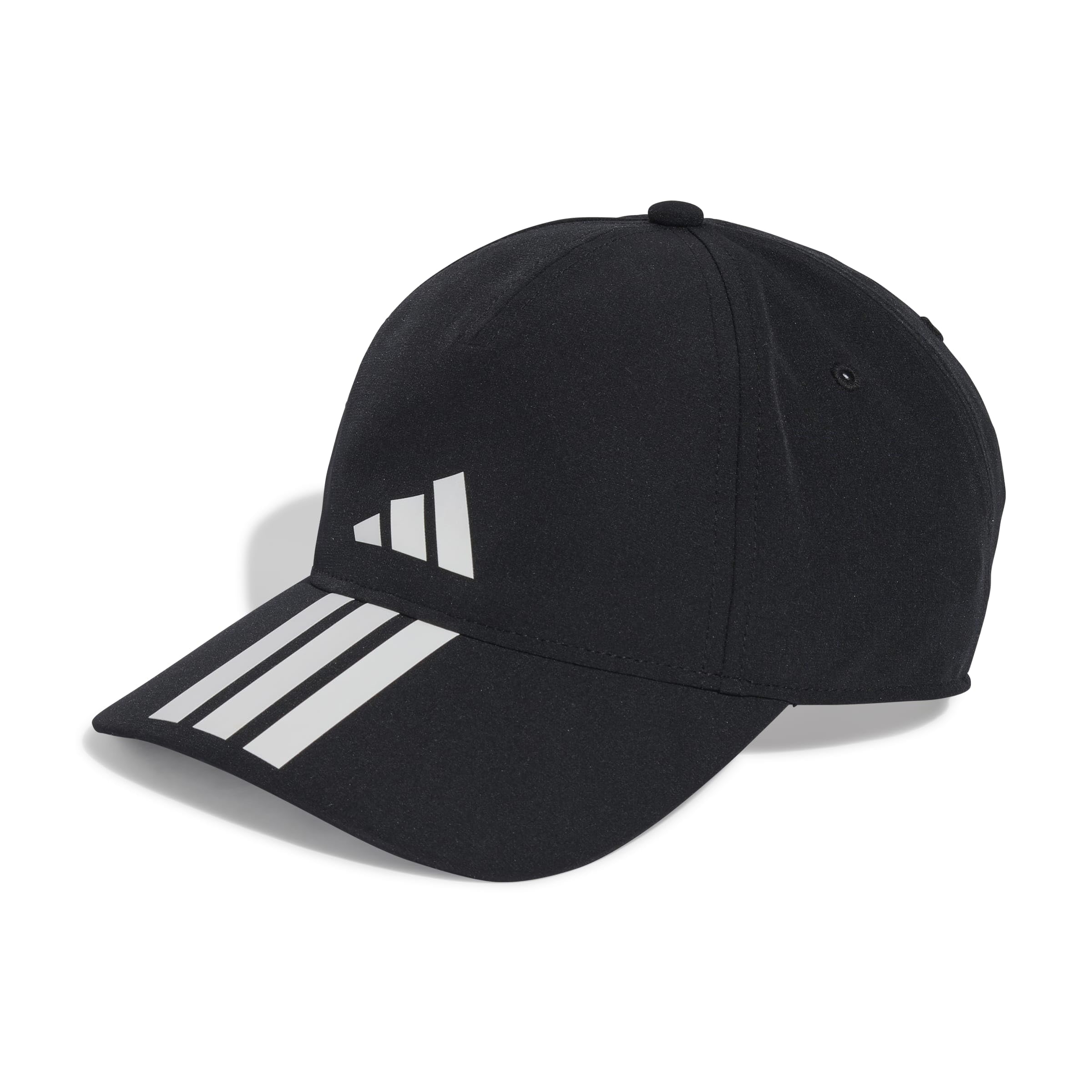 adidas Unisex Adulto Baseball 3 Stripes Climaproof Hat, Black/​White, XS-​S