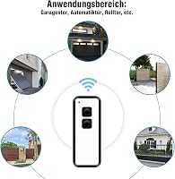 RUIZHI 433.92 MHz Távirányító Garázskapu Nyitóhoz, 2 Darabos Csomag Novotron 522, 524, 502 MAX43-2 Kompatibilis Adó 6