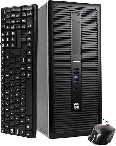 Miniatura 1 de HP Torre EliteDesk 800 G1, Intel Core i7-4770 de 3.4 Ghz, disco duro de 2 TB, RAM DDR3 de 16 GB, DVD-ROM, Windows 10 Pro de 64 bits (renovado)