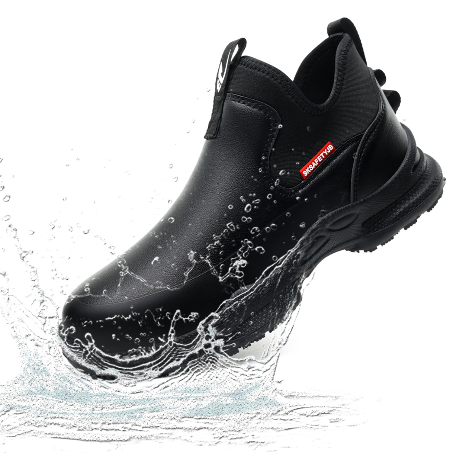 PJZHJ Waterproof Non Slip Work Shoes for Men Chef Shoes Kitchen Work Clogs