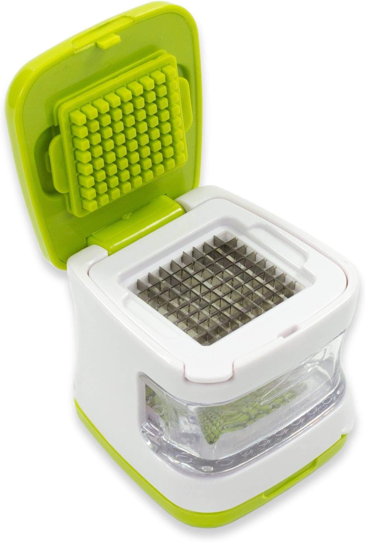Koch Wonder Mini Garlic Press, Garlic Knife, Garlic Dicer with Stainless Steel Blades