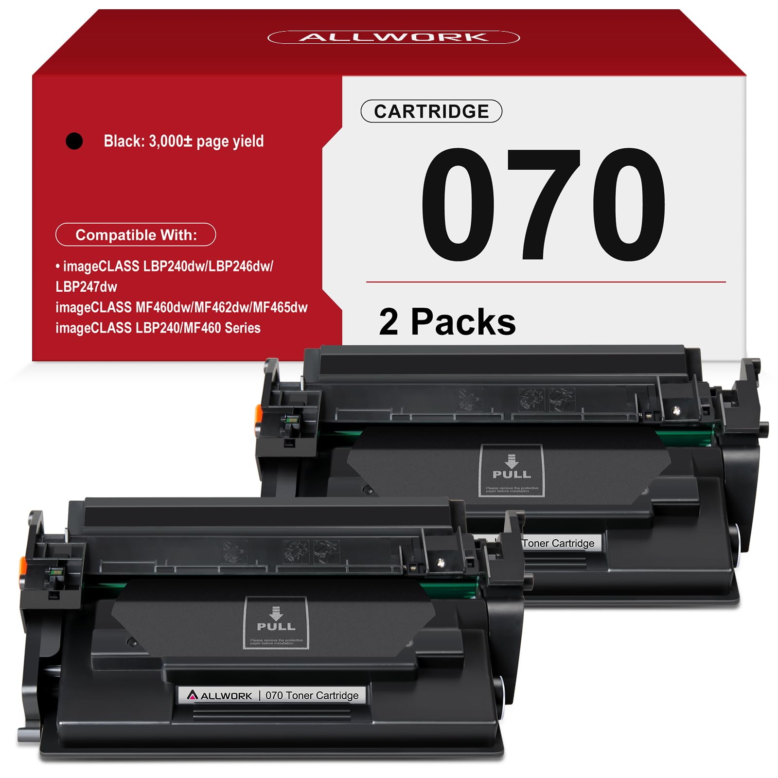 ALLWORK 070 Black Toner Cartridge 070H CRG070 CRG-070