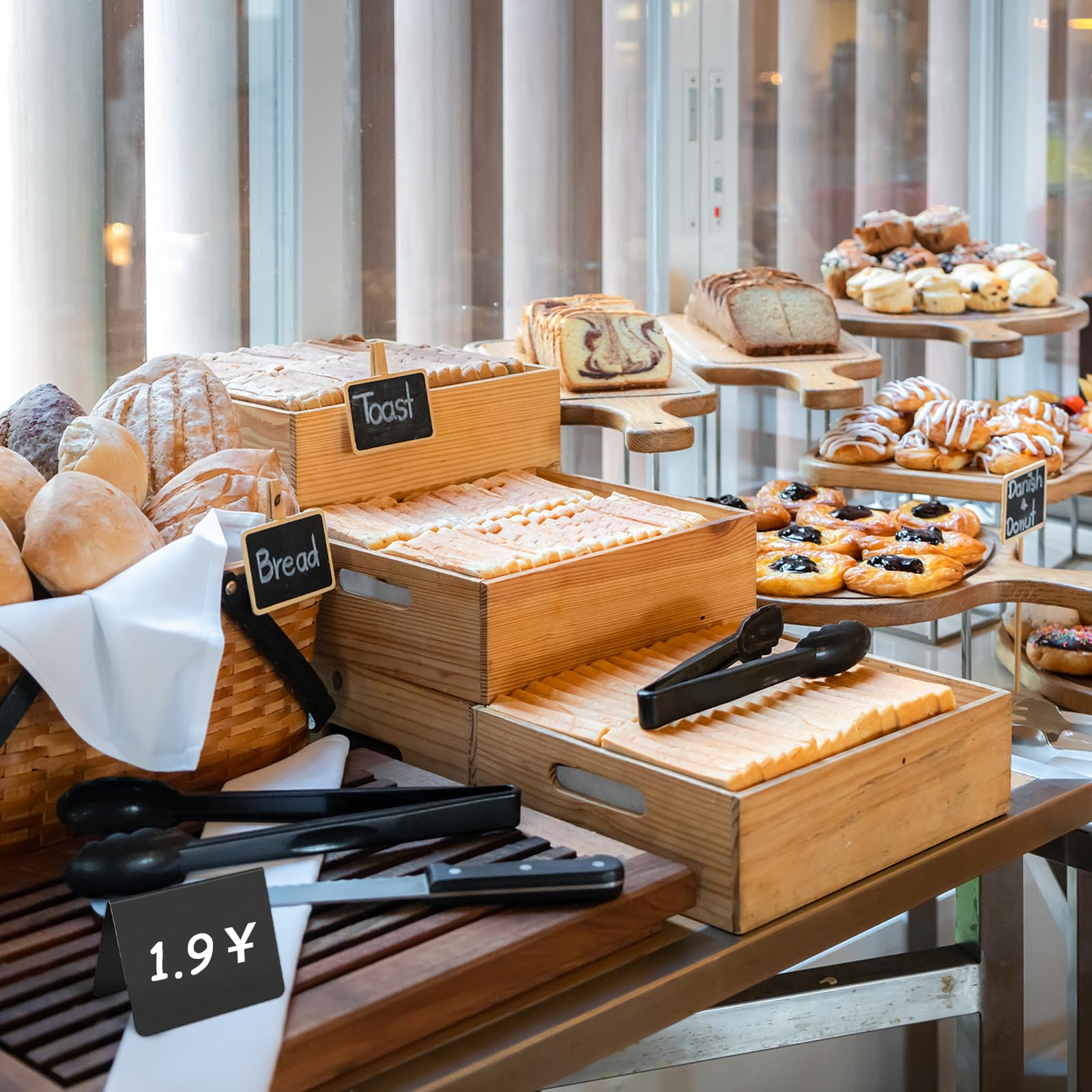25 Mini Tableaux Noirs Réutilisables - Étiquettes Prix, Buffet Mariage & Boulangerie - PVC