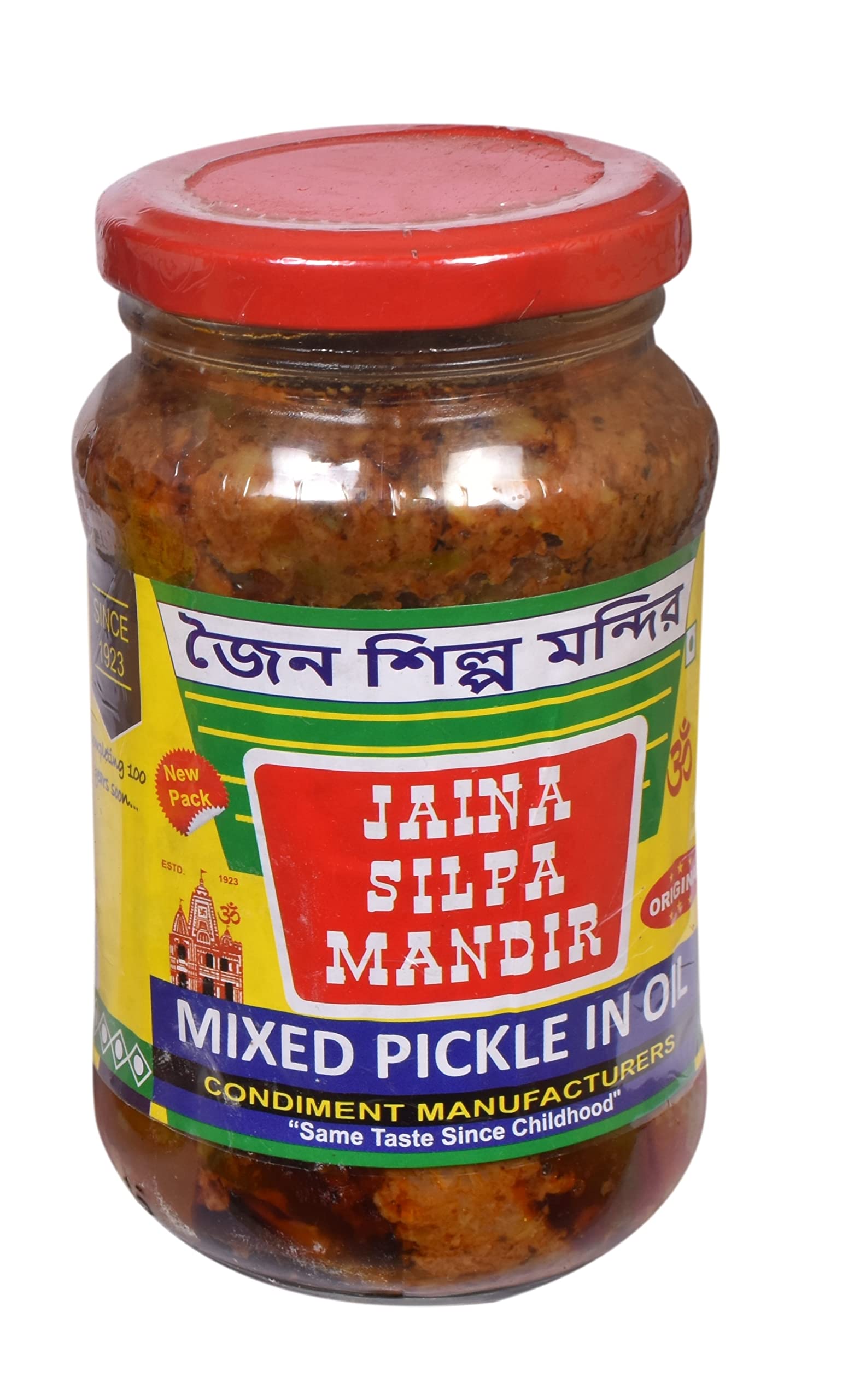 Jaina Silpa Mandir Mix Pickle Sour and Spicy (400g)