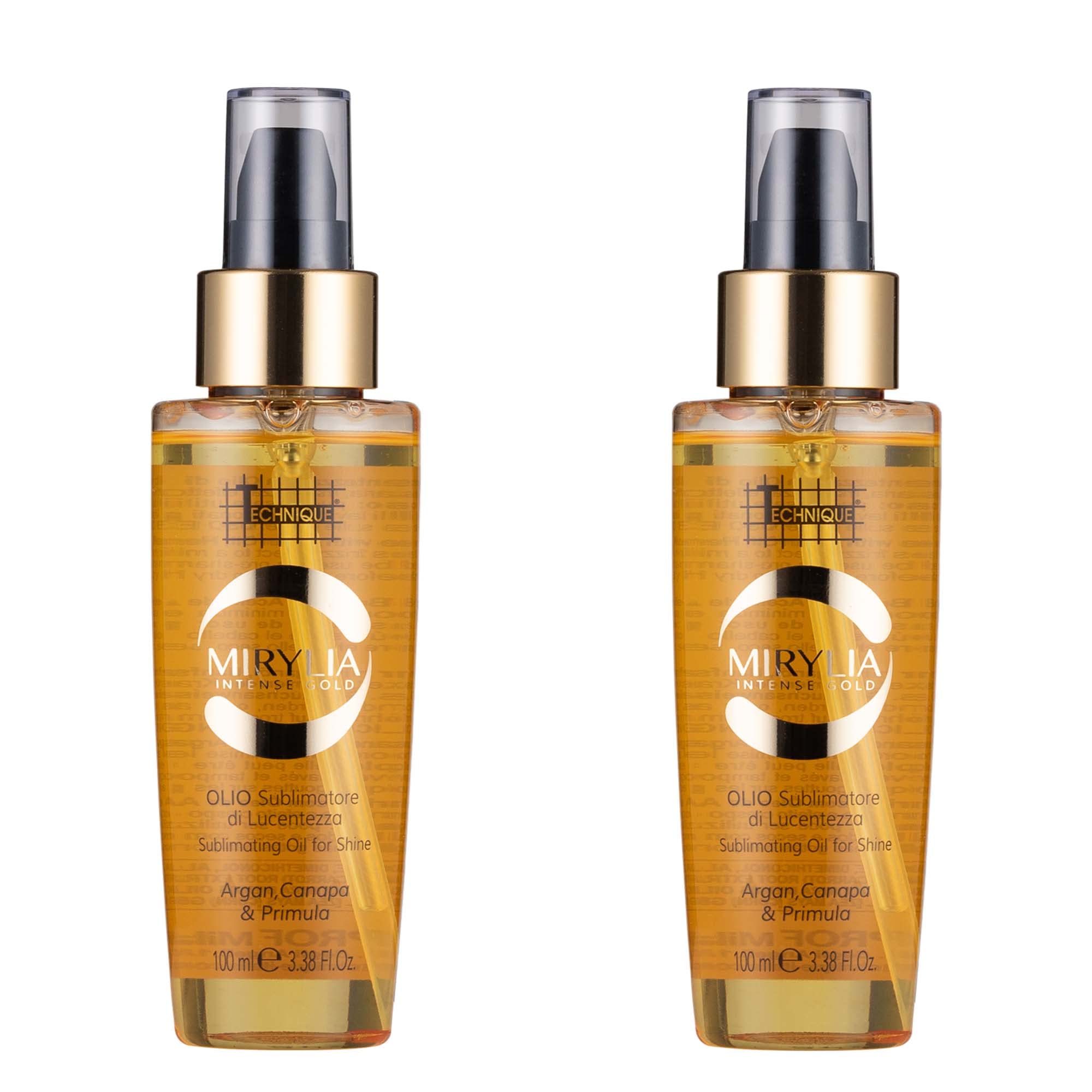 Olio Mirylia Technique sublimatore di lucentezza 100 ml 2pz