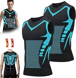 2023 New Version Ionic Shaping Sleeveless Shirt, Ionic Shaping Vest Men, Energetic Ionic Shaping Vest, Slimming Perfect Body