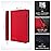 Vault X 9 Pocket Trading Card Zip Binder, 360 Cards, Premium Exo-Tec Album Material, 20 Side-Loading Pages, Folder for Collectible Games, Sports, TCG (Red)