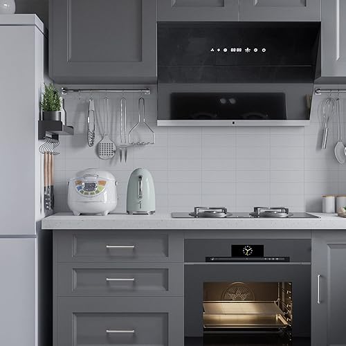 Miniatura 7 de goldenwarm Paquete de 5 tiradores de gabinete de níquel cepillado de 3 34 pulgadas, manijas de gabinete de cocina, accesorios de cocina para