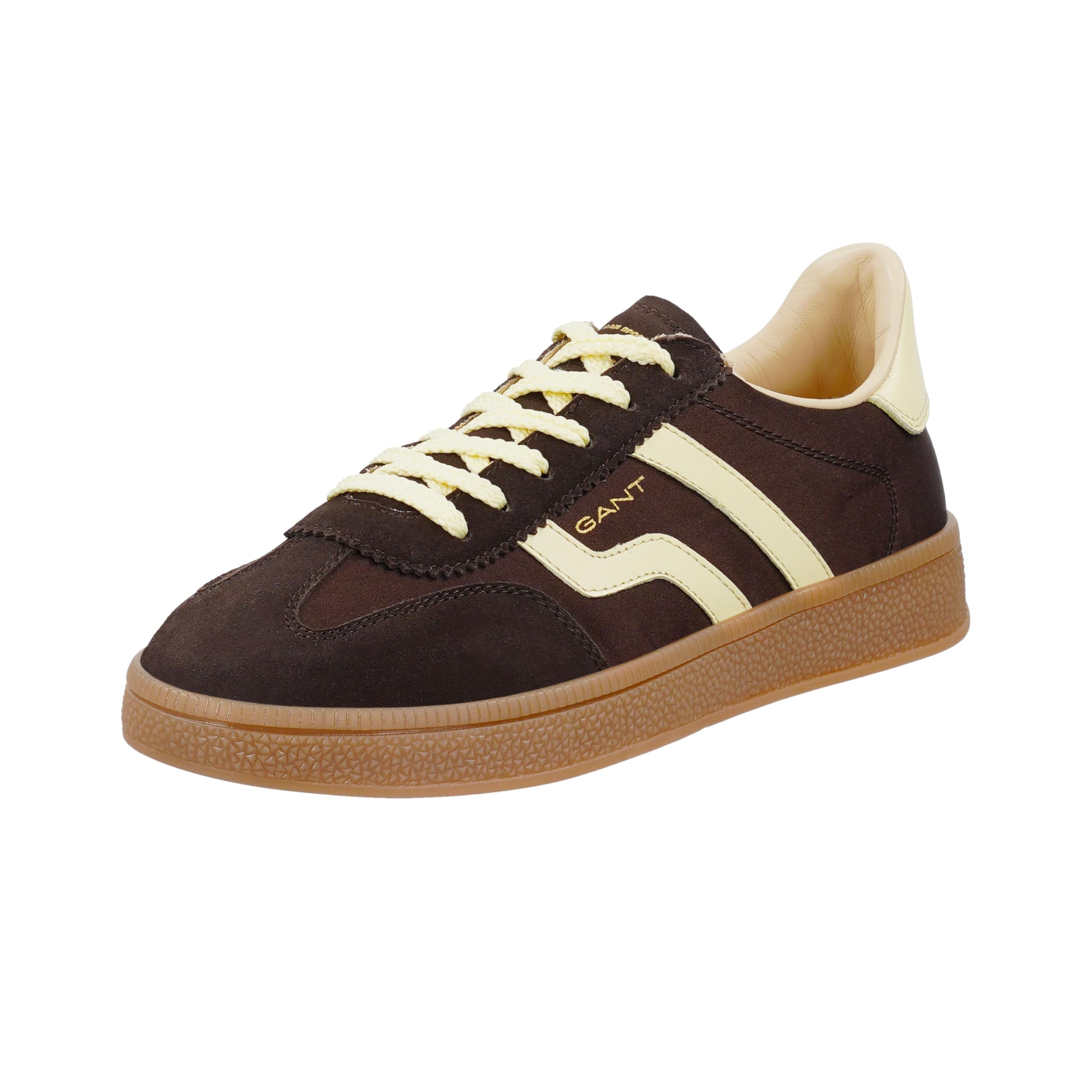 GANT 32533198/G618 Damen Sneaker Low Leder & Textil in braun-Kombi - Gr. 42