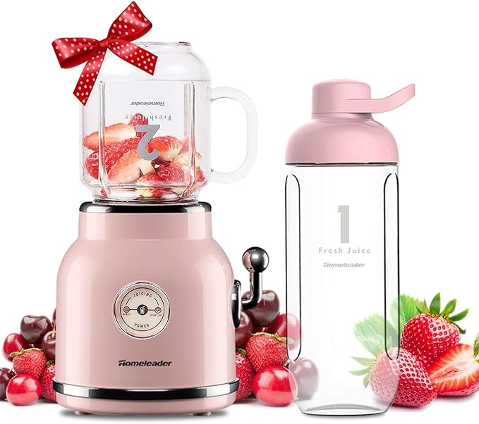 Smoothie Blender, Homeleader Personal Blender for Shakes
