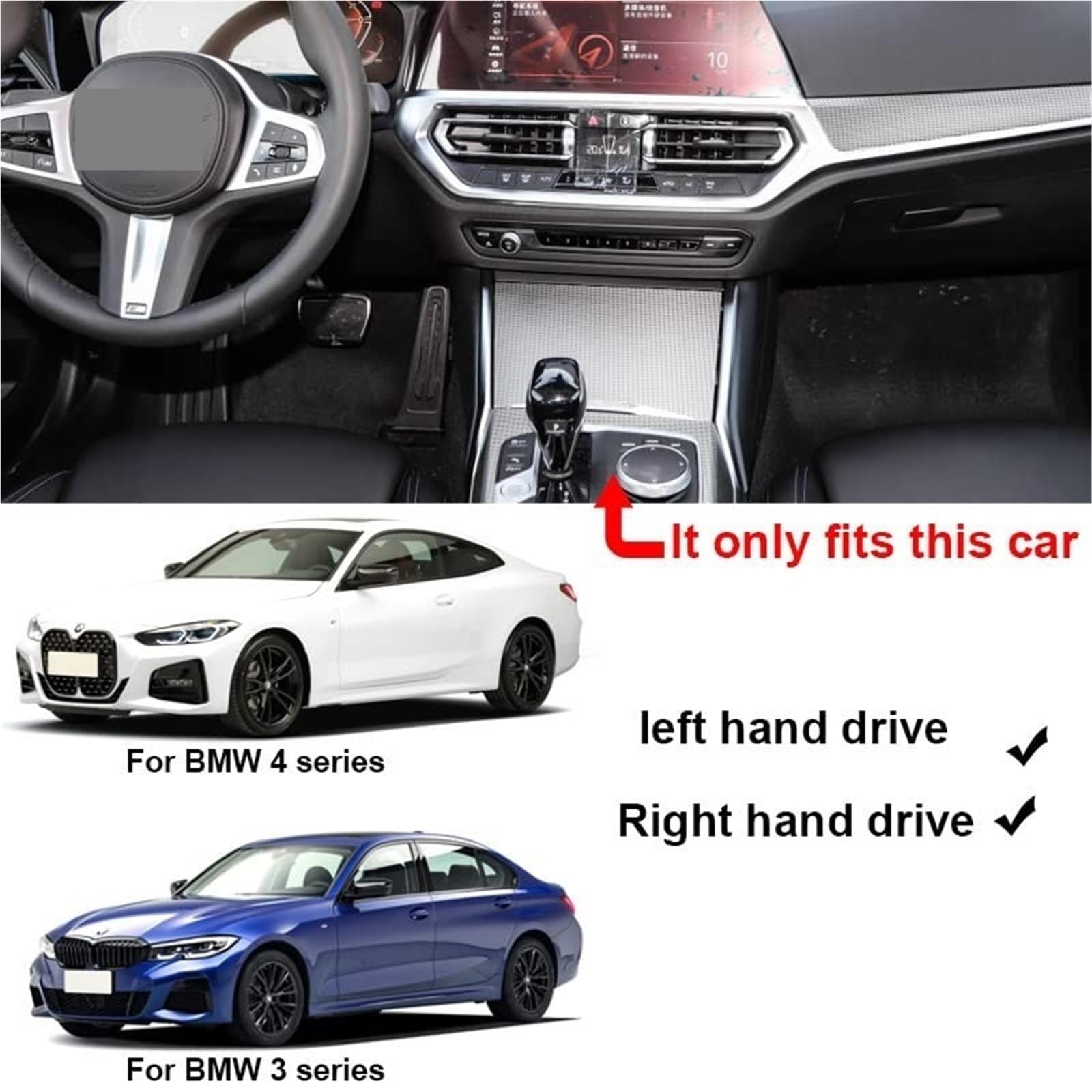 Ładowarka bezprzewodowa Qi Car, do serii 3 G20 G28 4 Series 2020 2021 2022 15 W Szybka płytka ładująca telefon Akcesoria wewnętrzne Bezprzewodowa ładowarka samochodowa