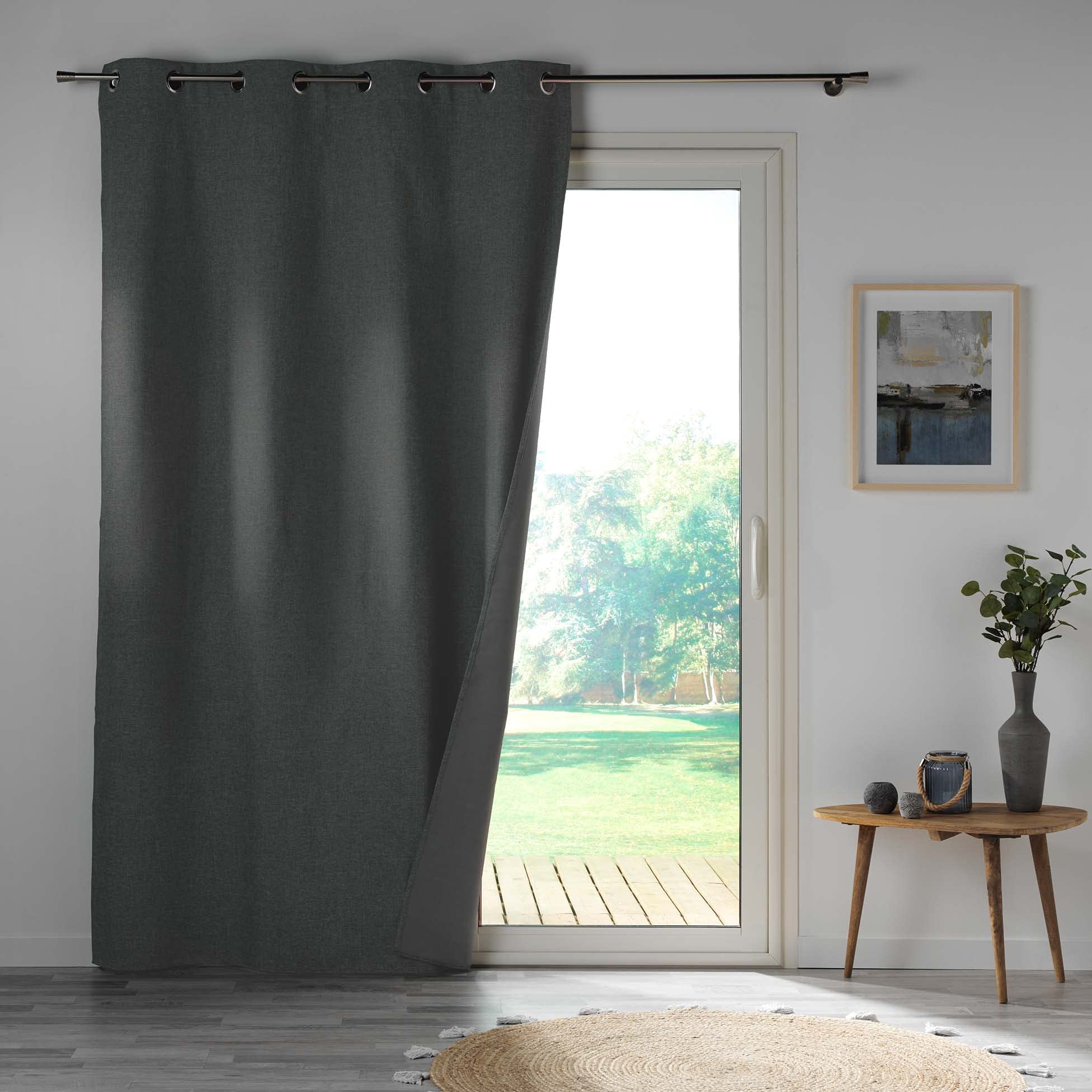 Douceur d'Intérieur 1621222 - Tenda con occhielli, 140 x 240 cm, colore