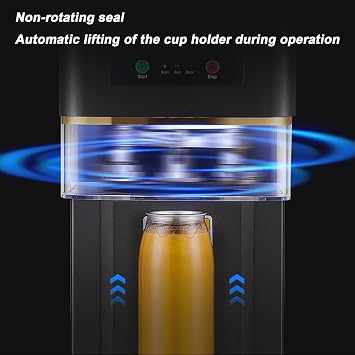 Automatic Can Sealing Machine with Four Cup Holders, Sealing Diameter: 2.17in, Sealing Height: ≤ 6.7in, Commercial Soda Can Sealer with Counter & LCD Display, for Aluminum and Plastic Cans