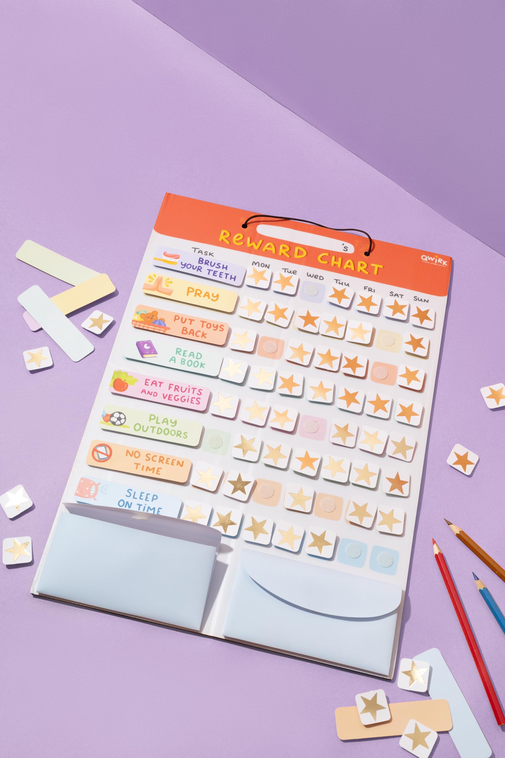 Reward Chart - Customizable, Detachable & Motivational System for Kids - Image 3 thumbnail